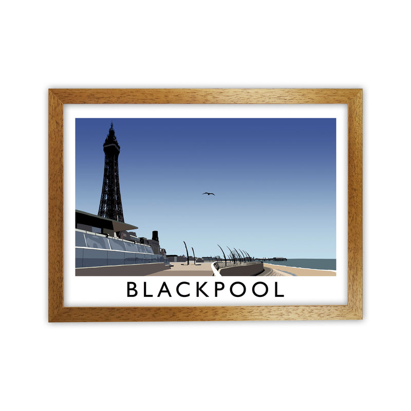 Blackpool Art Print by Richard O'Neill Oak Grain