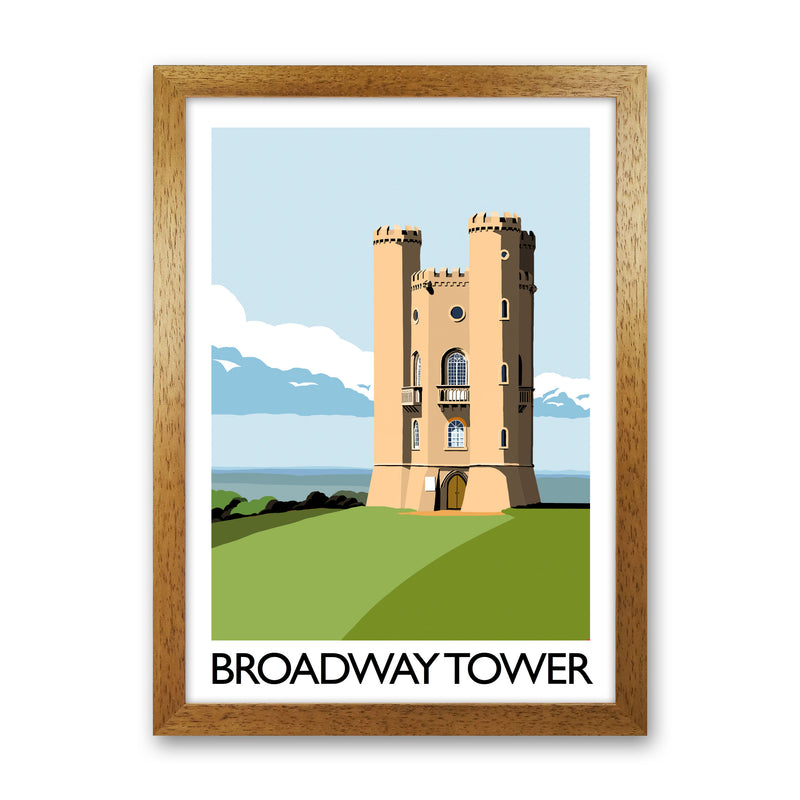 Broadway Tower Art Print by Richard O'Neill Oak Grain