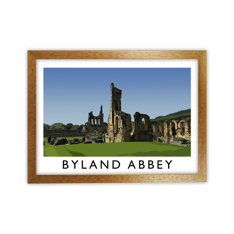 Byland Abbey by Richard O'Neill Oak Grain