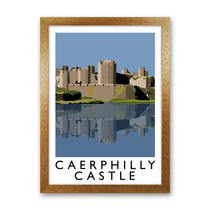 Caerphilly Castle Portrait by Richard O'Neill Oak Grain