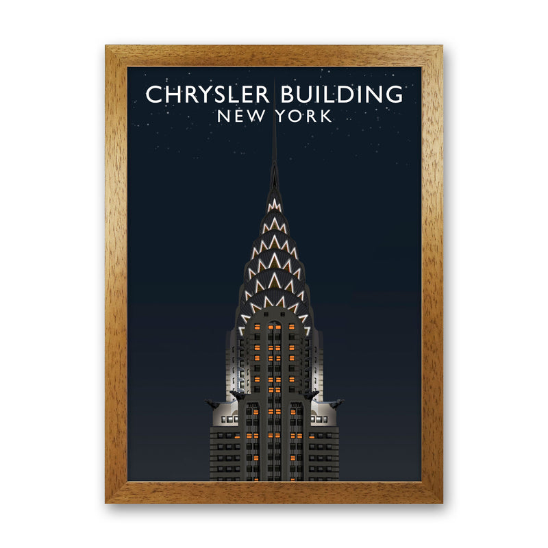 Chrysler Building Night by Richard O'Neill Oak Grain
