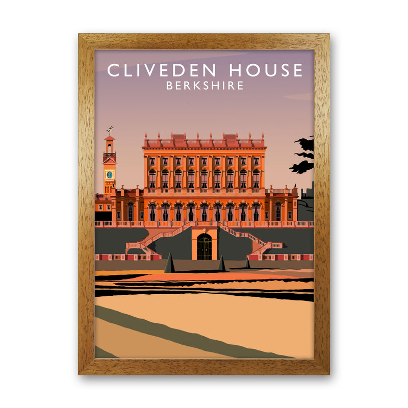 Cliveden House Portrait by Richard O'Neill Oak Grain