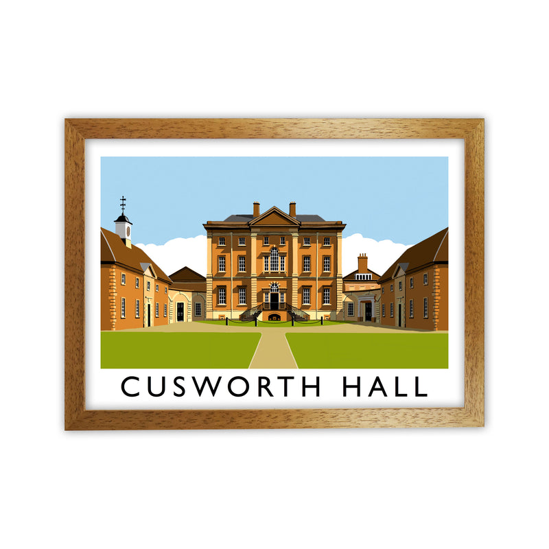 Cusworth Hall Art Print by Richard O'Neill Oak Grain