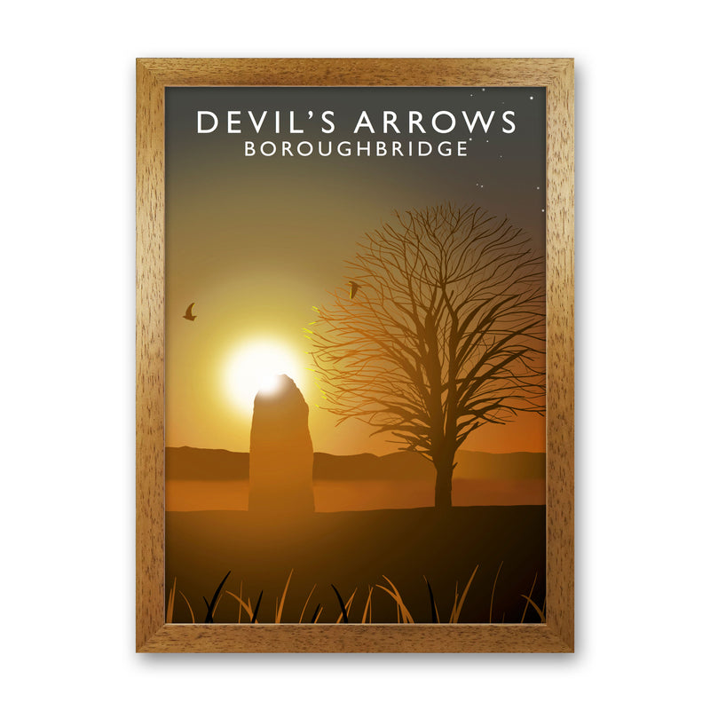 Devil's Arrows Portrait by Richard O'Neill Oak Grain