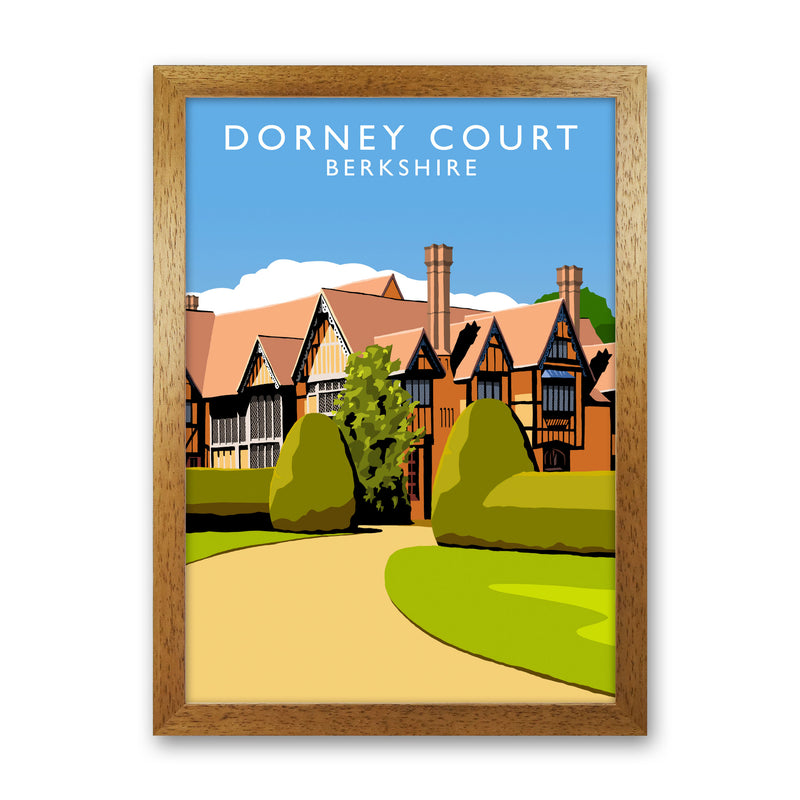 Dorney Court Art Print by Richard O'Neill Oak Grain
