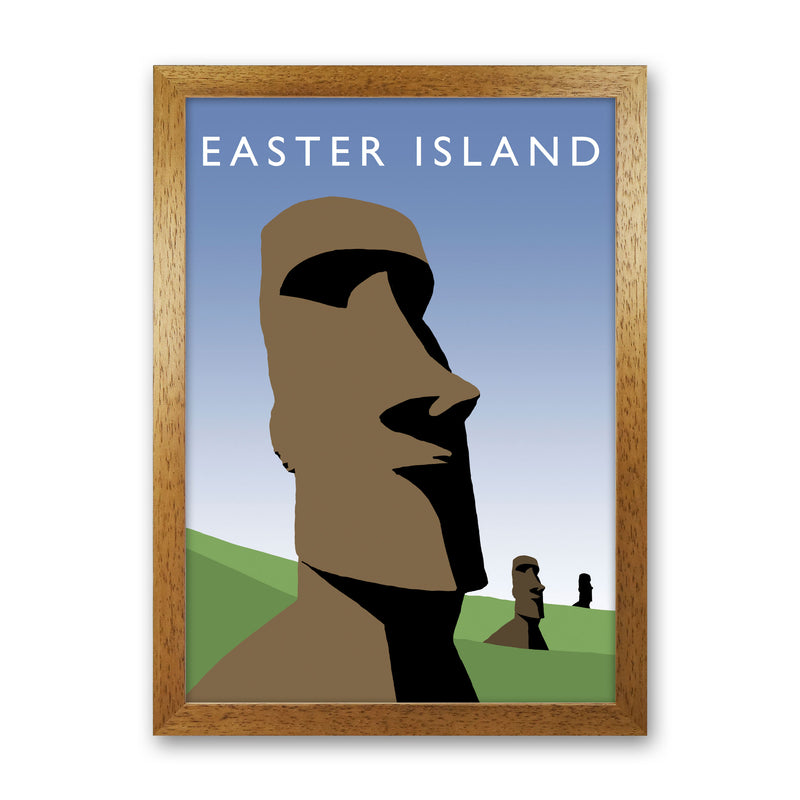 Easter Island by Richard O'Neill Oak Grain