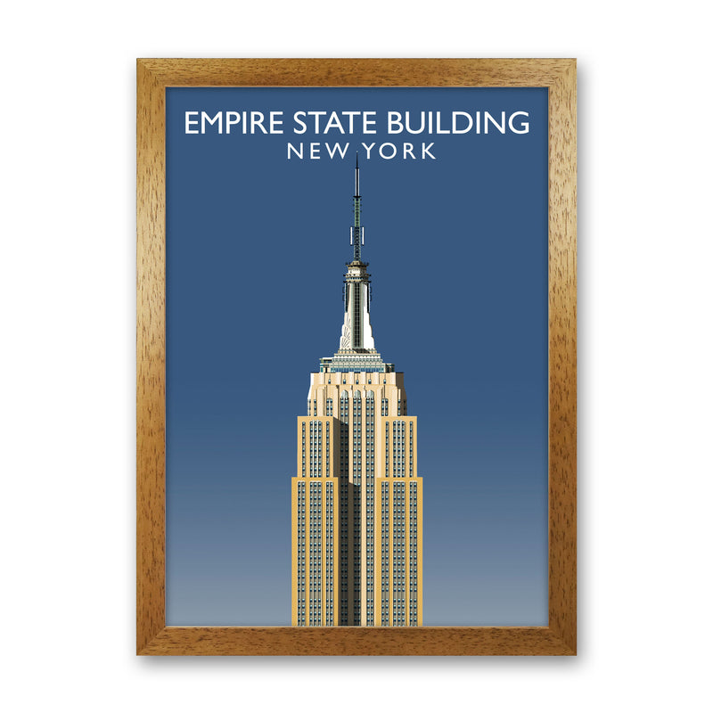Empire State Building by Richard O'Neill Oak Grain