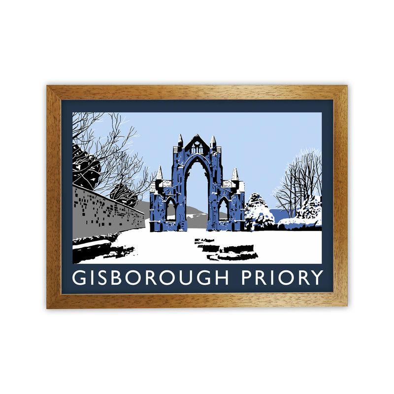 Gisborough Priory In Snow by Richard O'Neill Oak Grain