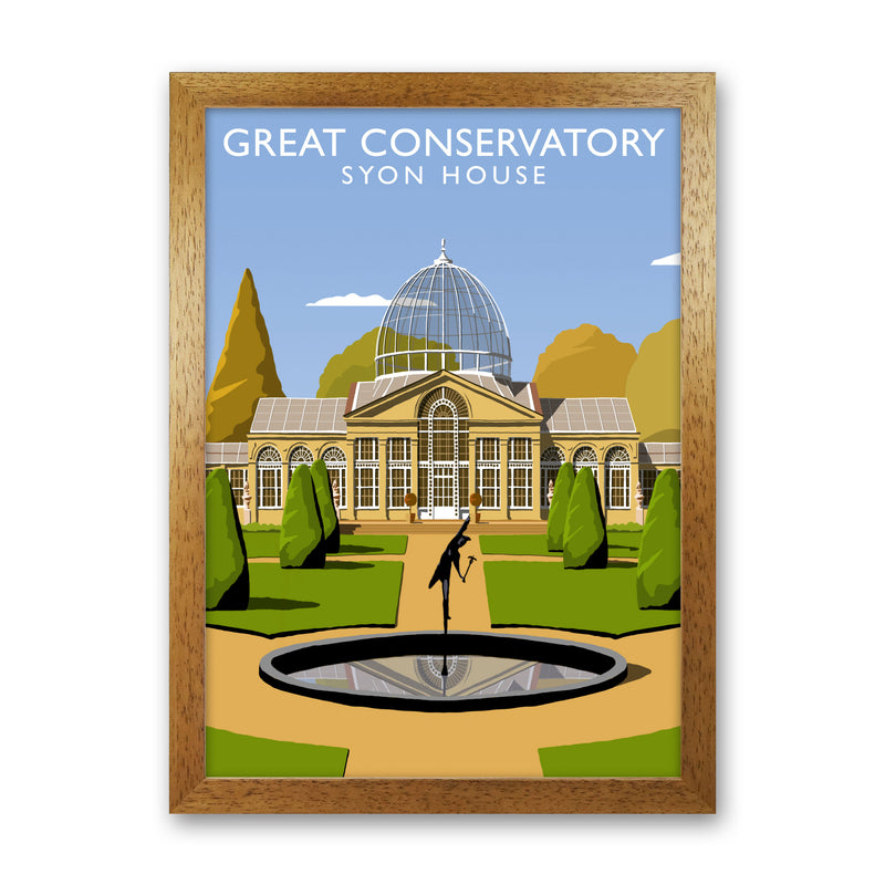 Great Conservatory Syon House Portrait by Richard O'Neill Oak Grain