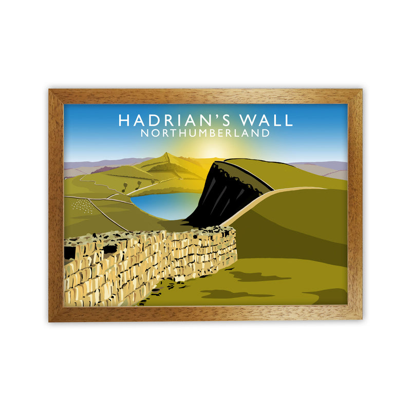 Hadrians Wall by Richard O'Neill Oak Grain
