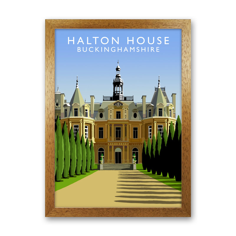 Halton House Portrait by Richard O'Neill Oak Grain