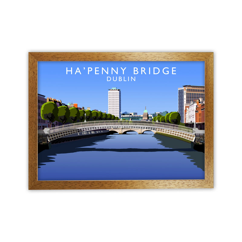 Ha' Penny Bridge by Richard O'Neill Oak Grain