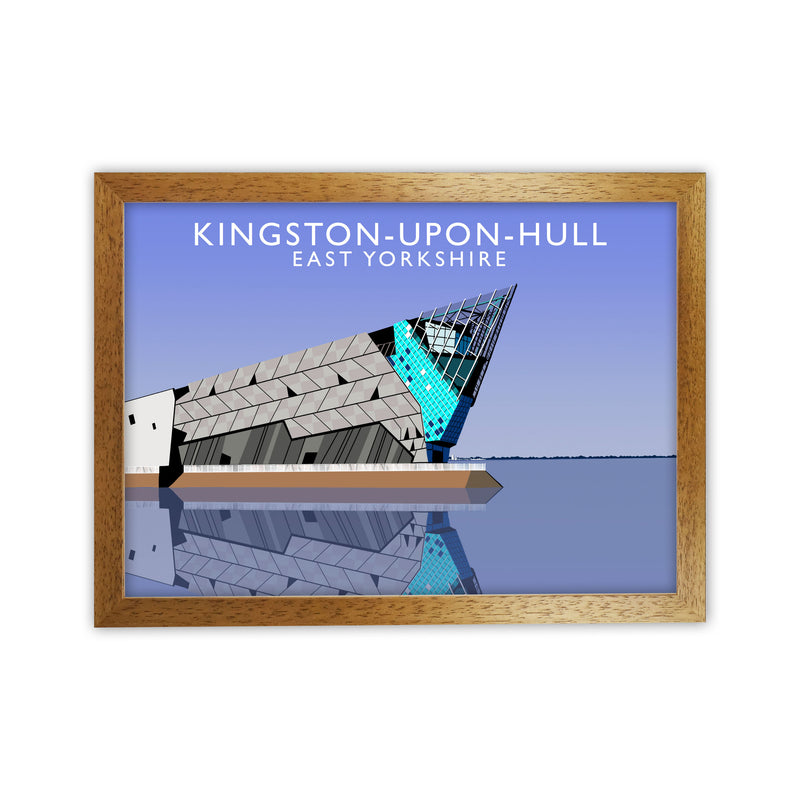Kingston-Upon-Hull East Yorkshire Travel Art Print by Richard O'Neill Oak Grain