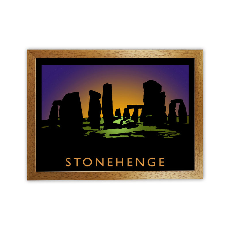 Stonehenge Art Print by Richard O'Neill Oak Grain