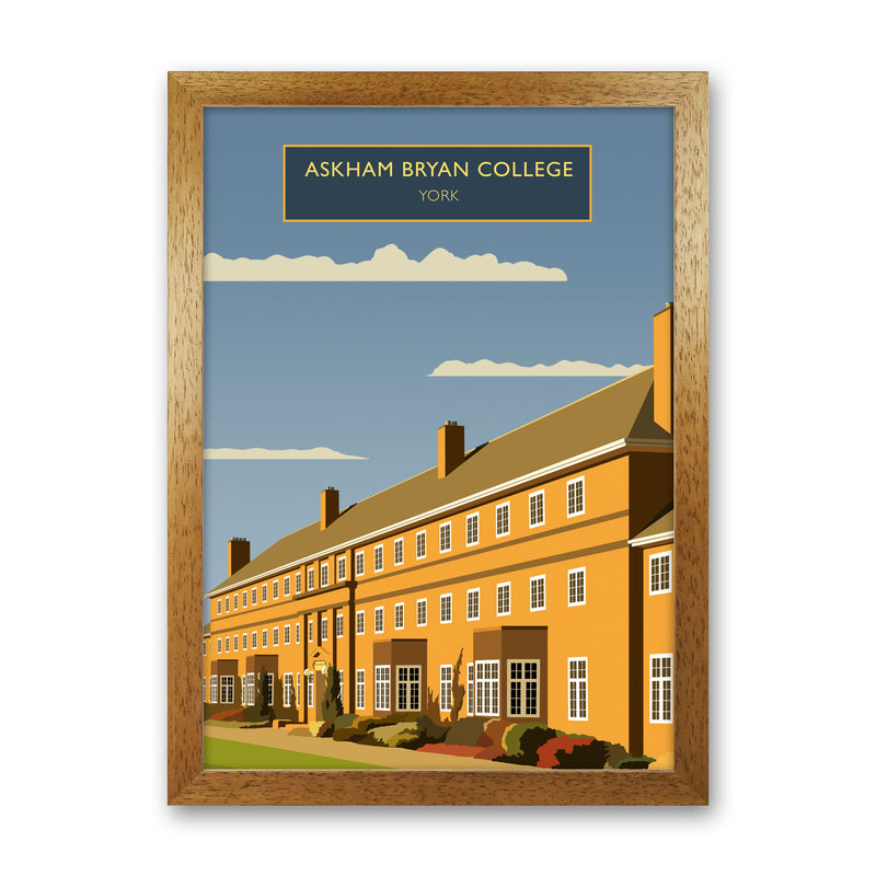 Askham Bryan College Portrait by Richard O'Neill Oak Grain
