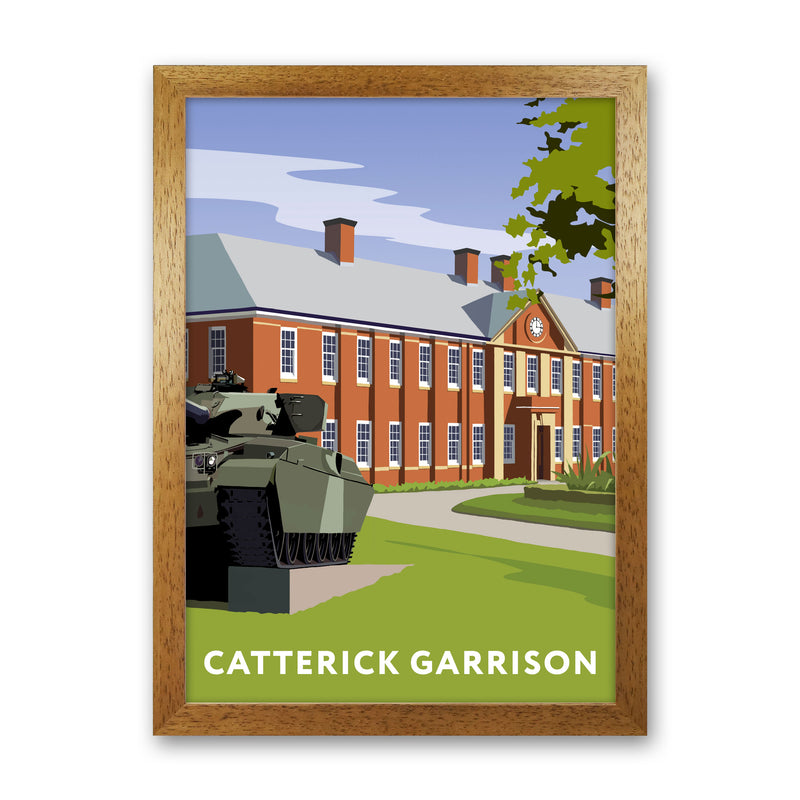 Catterick Garrison Portrait by Richard O'Neill Oak Grain