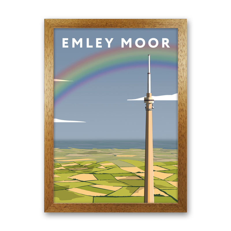 Emley Moor Portrait by Richard O'Neill Oak Grain