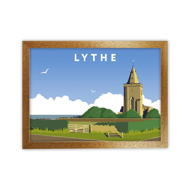Lythe Framed Digital Art Print by Richard O'Neill Oak Grain