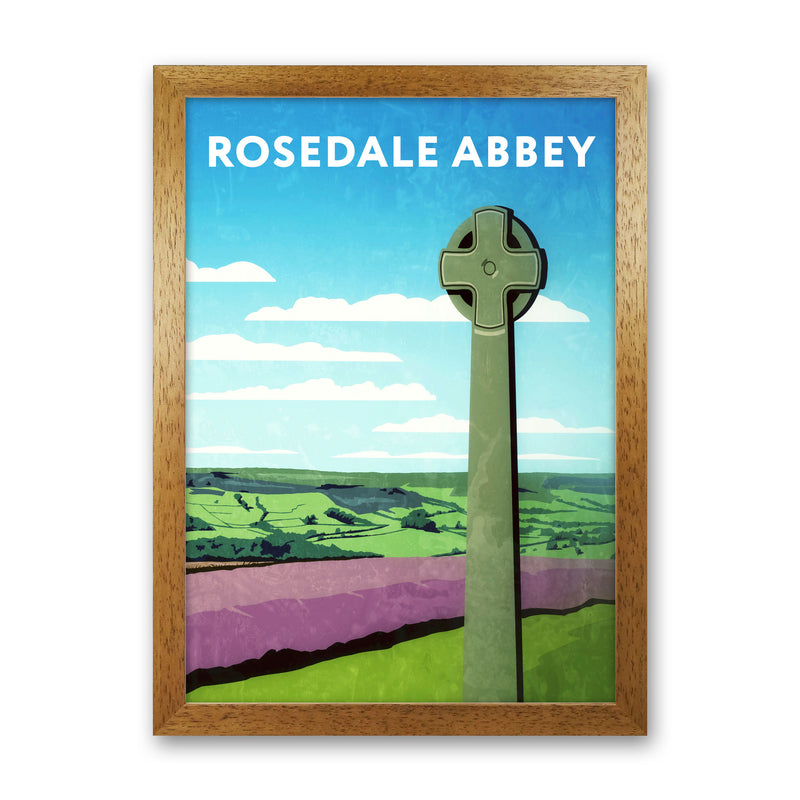 Rosedale Abbey Portrait by Richard O'Neill Oak Grain