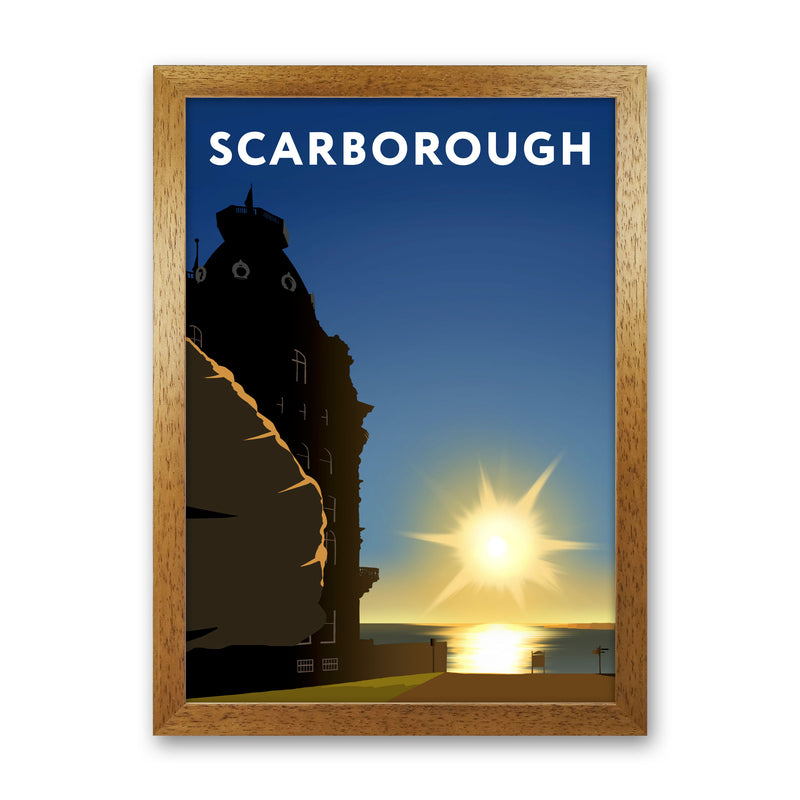 Scarborough Sunrise Portrait by Richard O'Neill Oak Grain