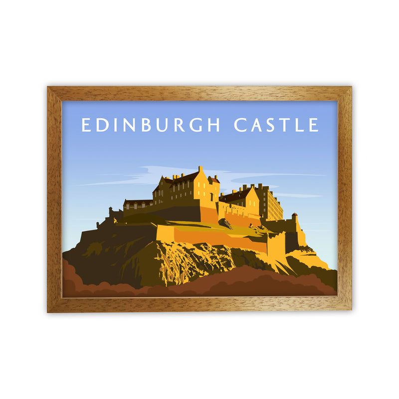 Edinburgh Castle Art Print by Richard O'Neill Oak Grain
