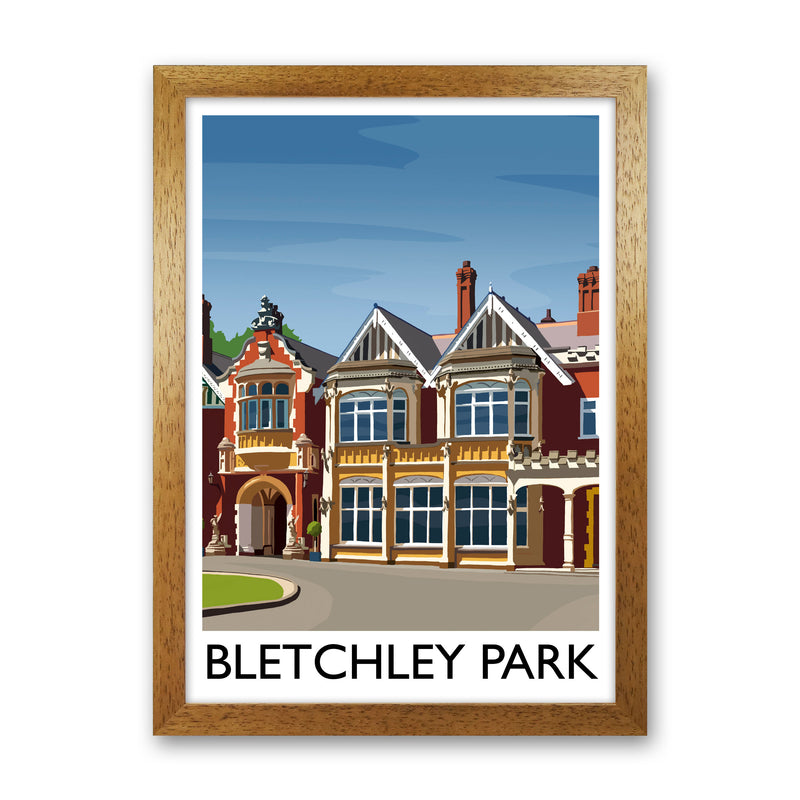 Bletchey Park portrait by Richard O'Neill Oak Grain