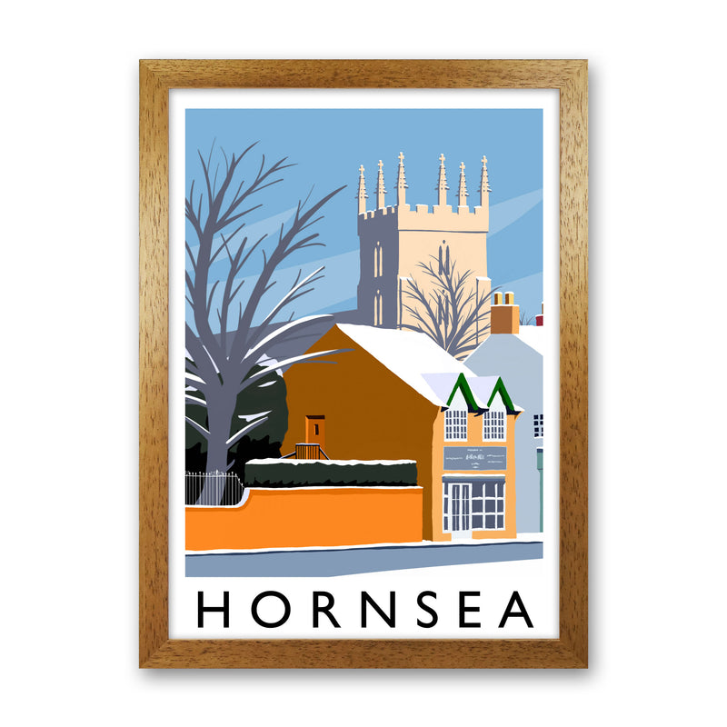 Hornsea (snow) portrait by Richard O'Neill Oak Grain