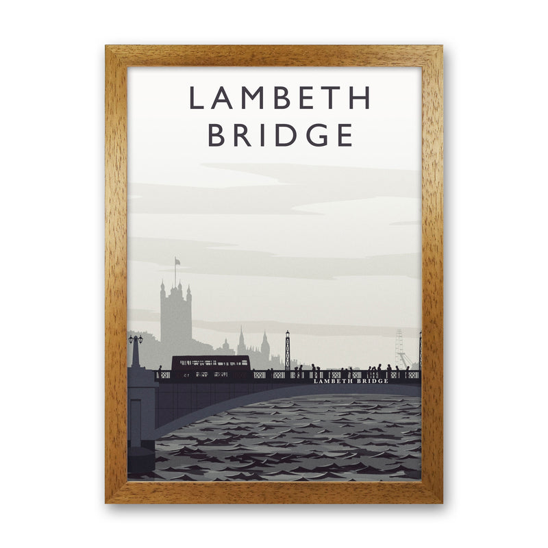 Lambeth Bridge portrait by Richard O'Neill Oak Grain
