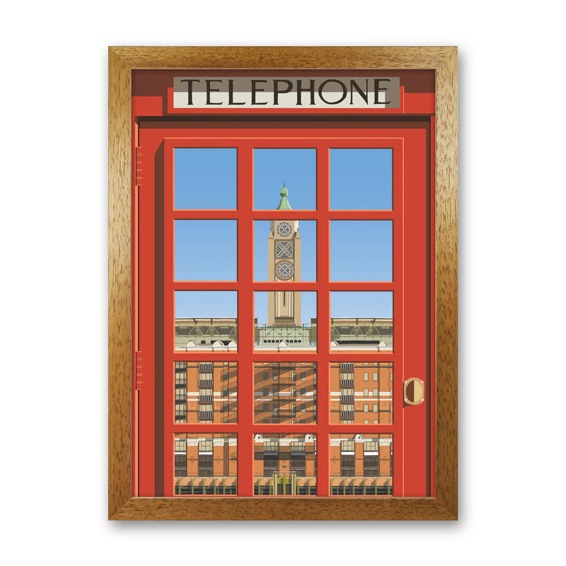 London Telephone Box 1 by Richard O'Neill Oak Grain