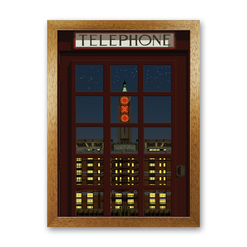 London Telephone Box 10 by Richard O'Neill Oak Grain