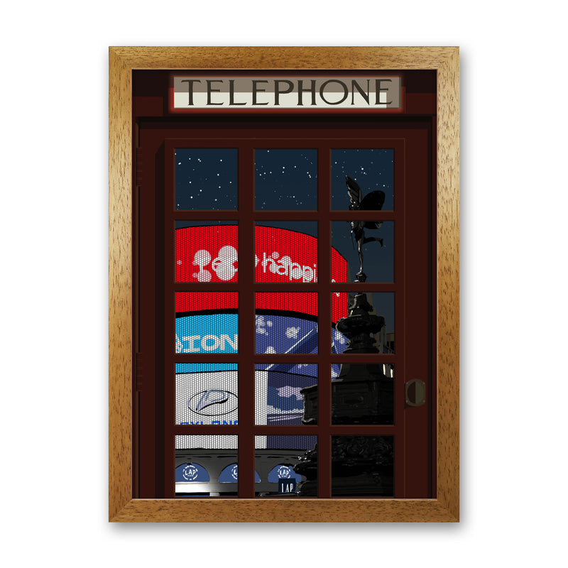 London Telephone Box 11 by Richard O'Neill Oak Grain