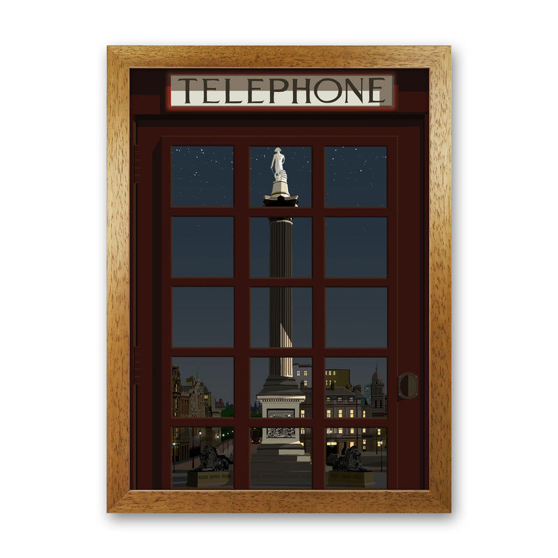 London Telephone Box 12 by Richard O'Neill Oak Grain