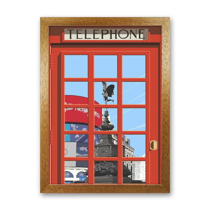 London Telephone Box 17 by Richard O'Neill Oak Grain