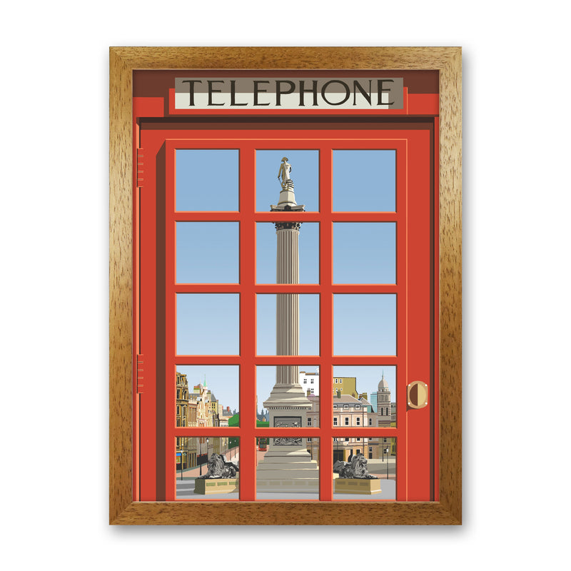 London Telephone Box 18 by Richard O'Neill Oak Grain