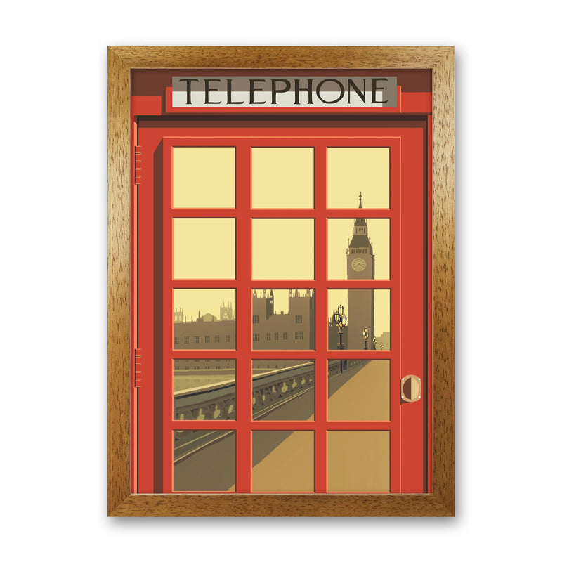 London Telephone Box 5 by Richard O'Neill Oak Grain