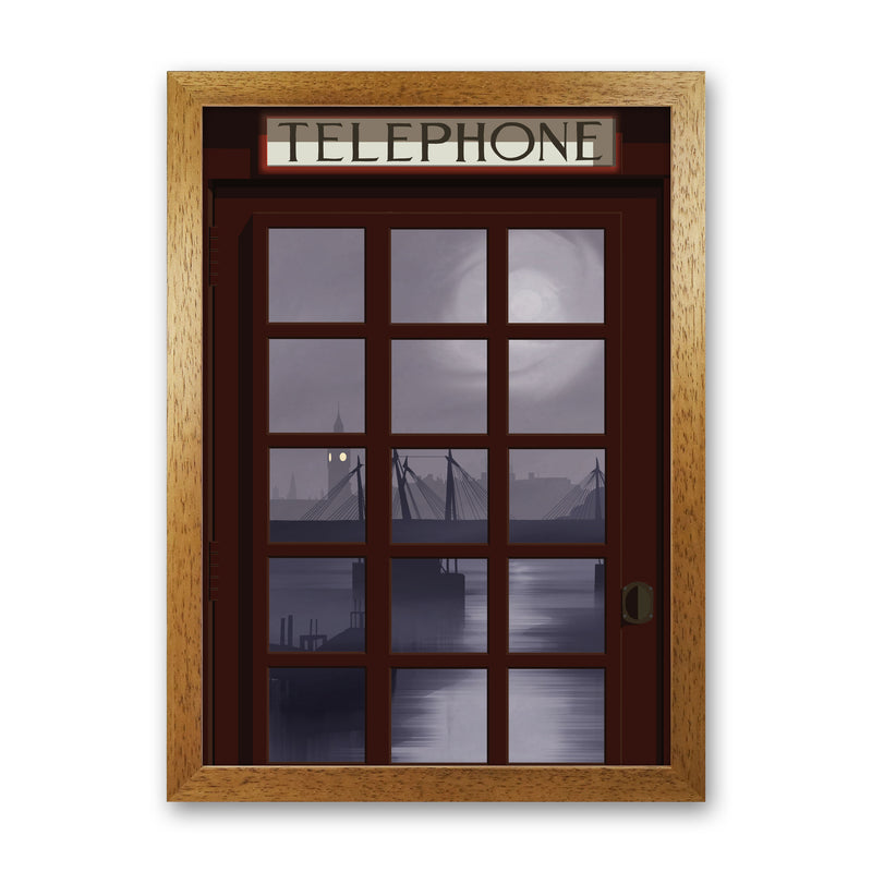 London Telephone Box 9 by Richard O'Neill Oak Grain