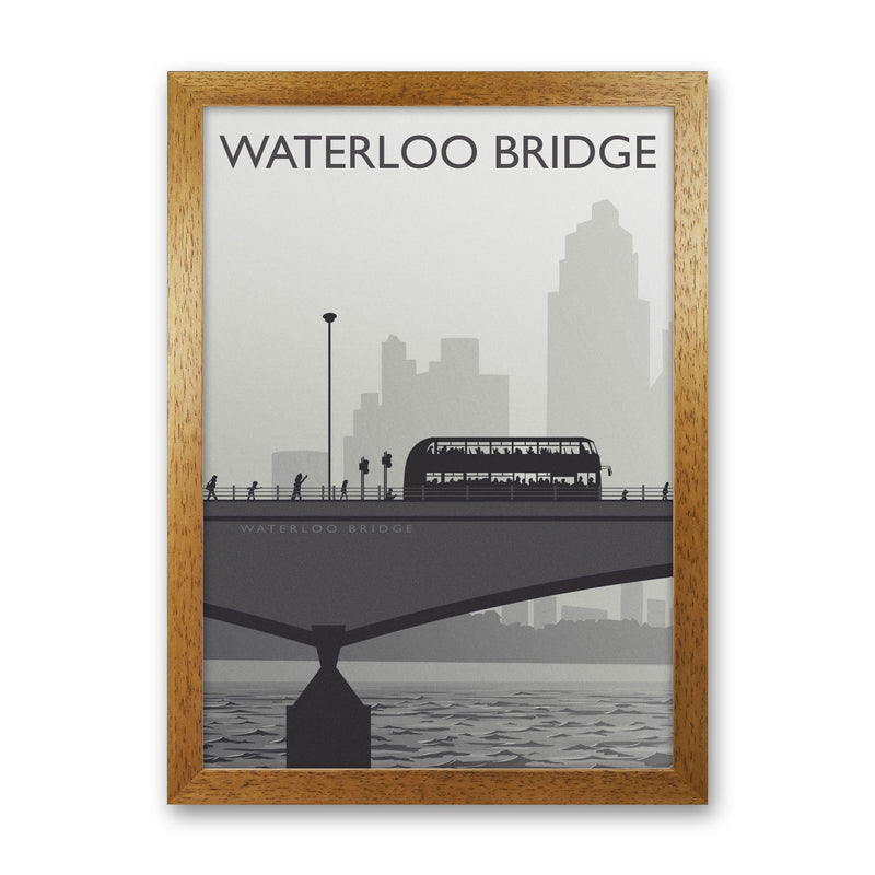 Waterloo Bridge portrait by Richard O'Neill Oak Grain