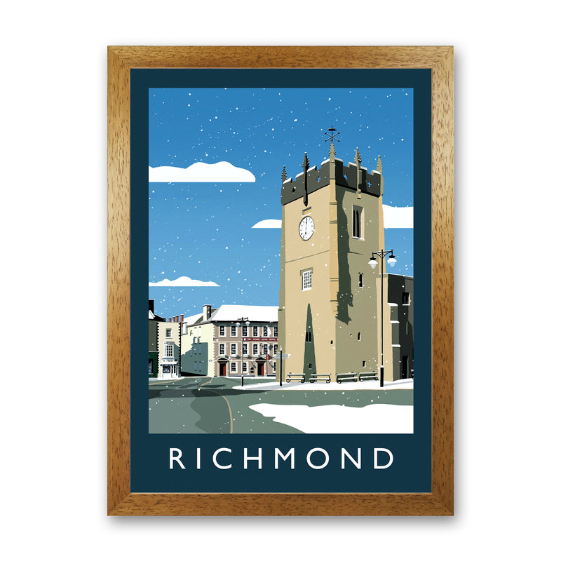 Richmond 2 (Snow) portrait by Richard O'Neill Oak Grain