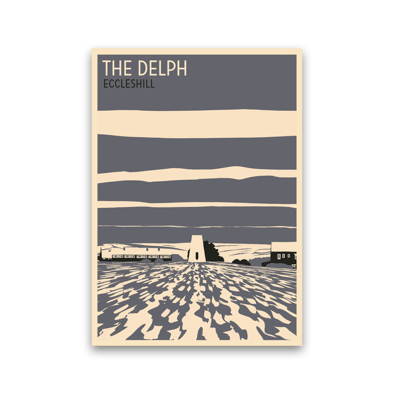 The Delph, Eccleshill portrait Travel Art Print by Richard O'Neill Print Only