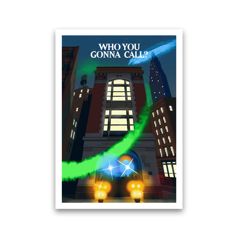 Ghostbusters Night Art Print by Richard O'Neill Print Only