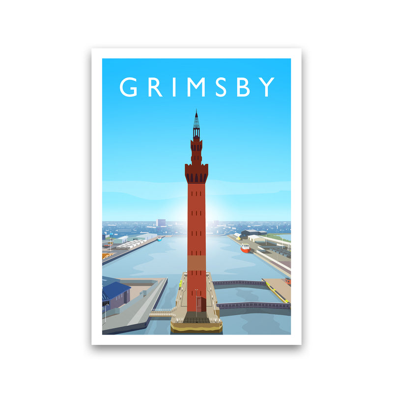 Grimsby Portrait Art Print by Richard O'Neill Print Only