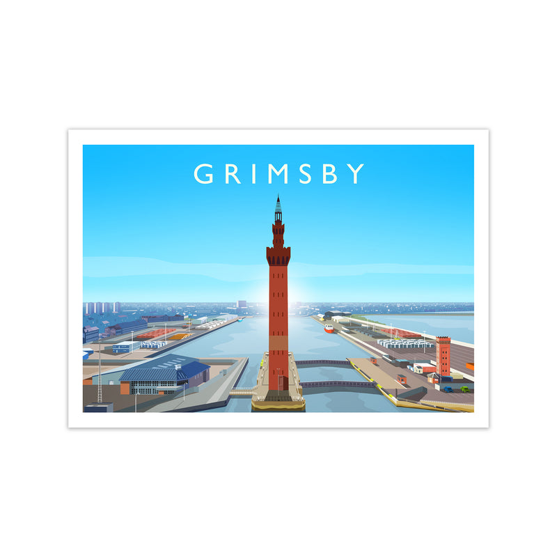 Grimsby Art Print by Richard O'Neill Print Only