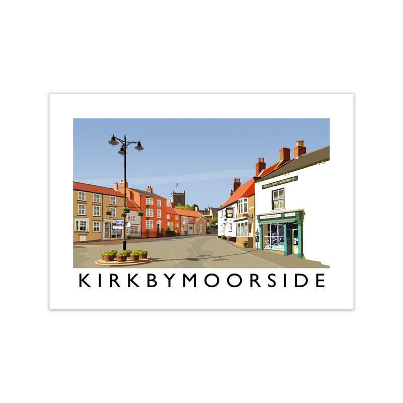 Kirkbymoorside Art Print by Richard O'Neill Print Only