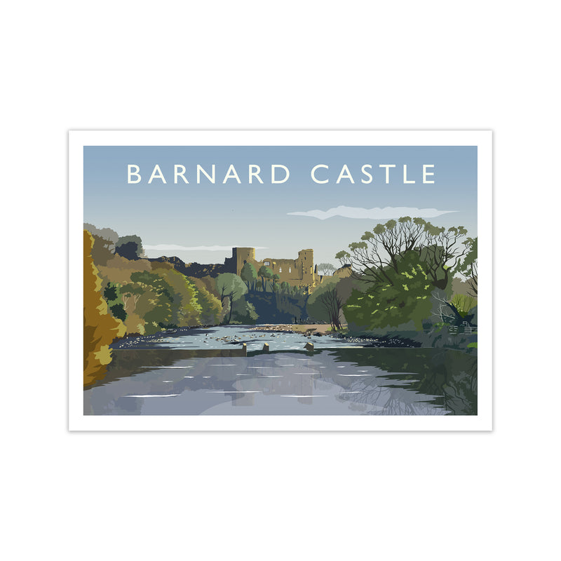 Barnard Castle 2 Art Print by Richard O'Neill Print Only