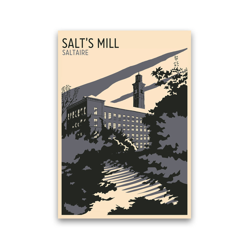 Salt's Mill, Saltaire Travel Art Print by Richard O'Neill Print Only