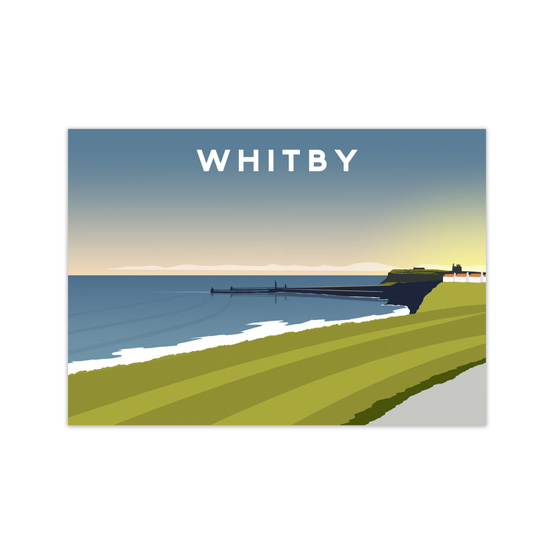 Whitby 5 Travel Art Print by Richard O'Neill Print Only