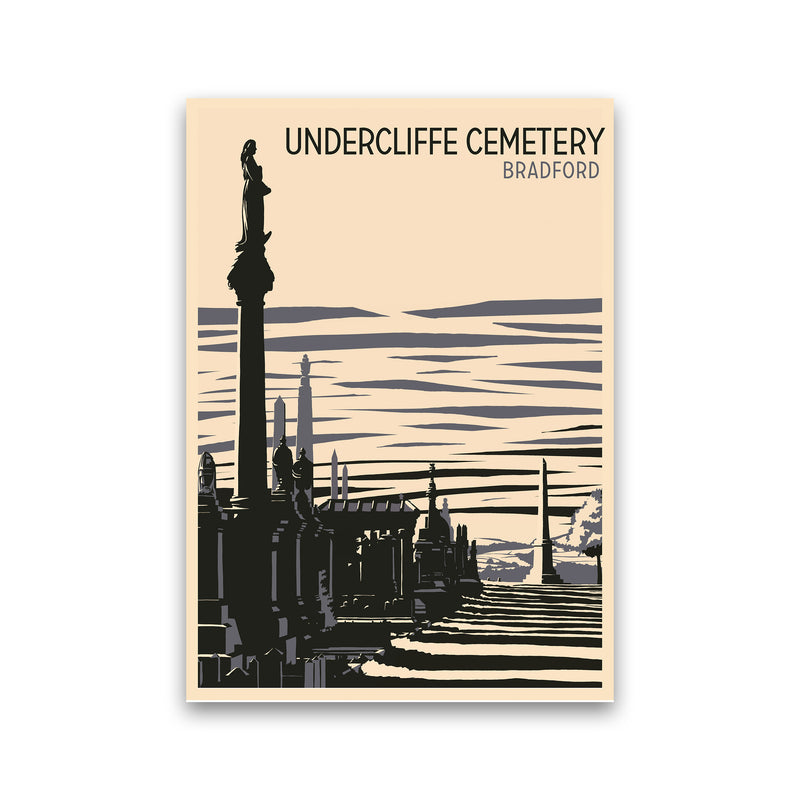 Undercliffe Cemetery portrait copy Travel Art Print by Richard O'Neill Print Only