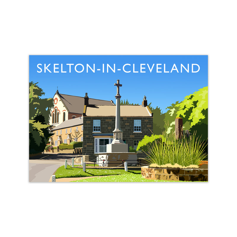 Skelton-in-Cleveland Travel Art Print by Richard O'Neill Print Only