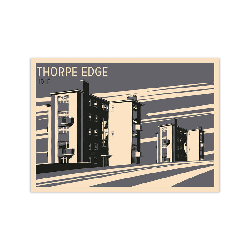 Thorpe Edge, Idle Travel Art Print by Richard O'Neill Print Only