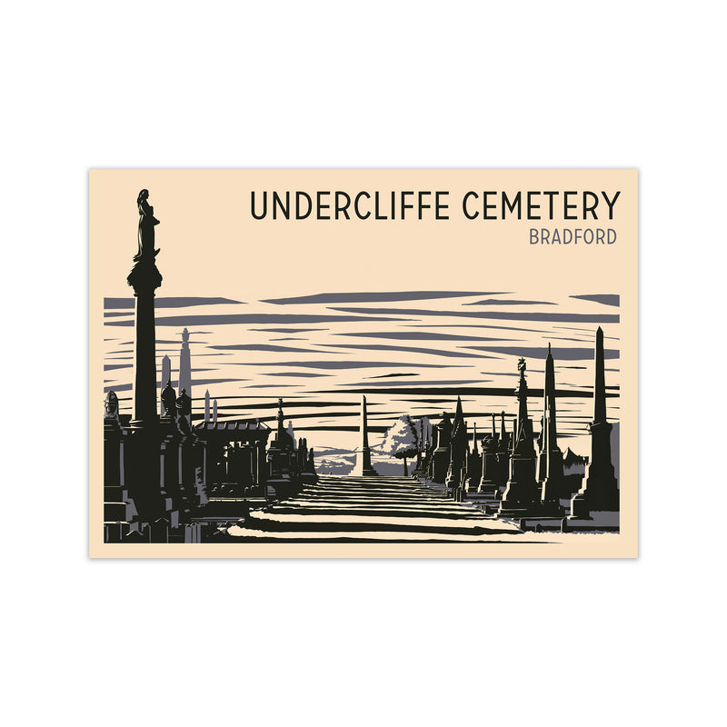 Undercliffe Cemetery copy Travel Art Print by Richard O'Neill Print Only